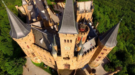 Schlosstürme auf der Burg Hohenzollern Foto: RTF.1