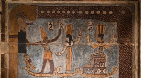 Restaurirung der Tempeldecke im ägyptischen Esna Foto: Foto: Ahmed Amin / Ministry of Tourism and Antiquities (MoTA)